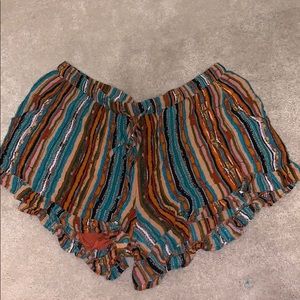 tribal patterned shirt shorts